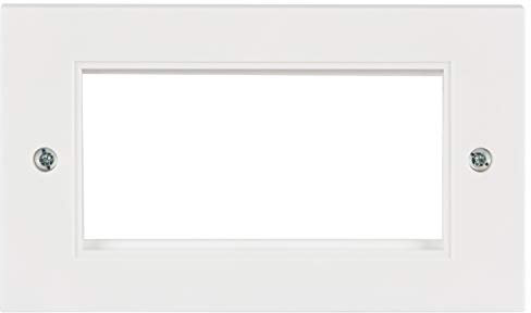 AV:Link | Double Gang Wall Plate Frame for 4 Modules
