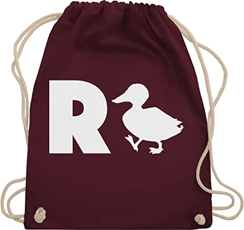 Turnbeutel Rucksack - Rentner - Taschen - R Ente Geschenk Rente Geschenke Ruhestand I - Unisize - Bordeauxrot - abschiedsgeschenke für retirement duck beutel zum abschied pension rentenbeginn
