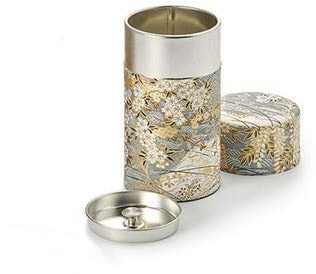 Cha Cult Dose Kyoko, 90g Weißblech, mit Aromaverschluß H 12,5 cm, Ø 6,5 cm