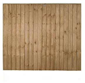 Forest Garden 6ft x 5ft (1.83m x 1.54m) Pressure Treated Closeboard Fence Panel - Pack of 20