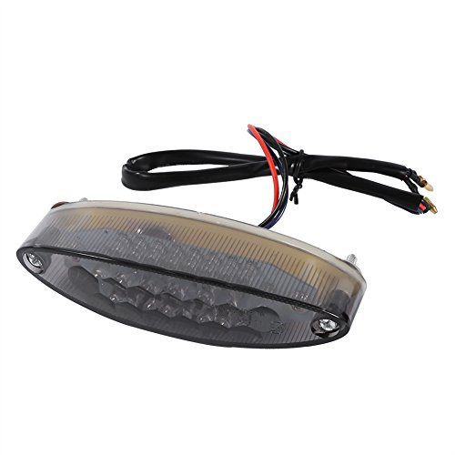luce led posteriore moto + Luce di coda freno, 28 LED Moto ATV Lampada fumo Luce di stop freno