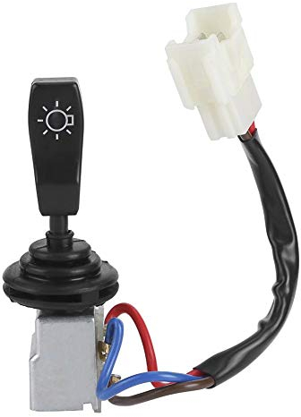 Akozon Interruptor de luz de freno de faro delantero AMR6104 Interruptor de luz de señal de adecuado Mando Palanca Intermitentes Luces para Defender 1997-2014