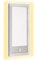 TELEFUNKEN - LED Außenwandleuchte, Außenwandlampe mit Bewegungsmelder, inkl. Dämmerungssensor, Backlight Effekt, 16 Watt, 2.000 Lumen, IP44, Rechteckig, Silber, 280x150x45mm (LxBxH)