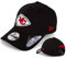 New Era Caps - Baseball Cap Kappe Muetze - Limiterte Designs - MLB NBA NFL - Yankees Lakers Bulls Raiders Chiefs Dodgers Seahawks Sox 49ers (Kansas City Chiefs Black V2)