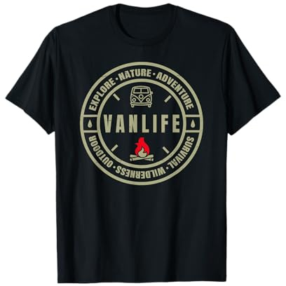 Camping - Vanlife - Adventure Survival Wilderness - Camping-car T-Shirt