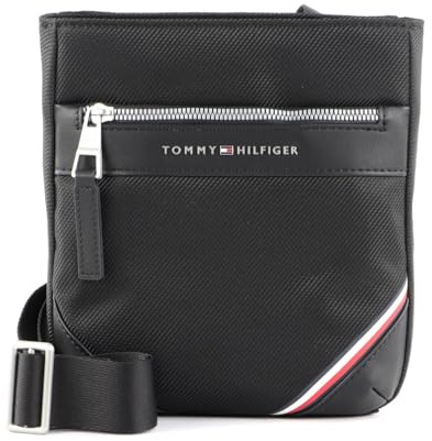 Tommy Hilfiger Herren 1985 Nylon Mini Crossover, Einheitsgröße, Black, Medium