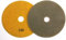 5 Electroplated Diamond Polishing Pads 120 Grit - Wet Dry Sanding Tile Stone Marble Granite Concrete Ceramics Glass