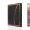 VICTORIA'S JOURNALS Magnet-Tagebuch, geschnitztes Vintage-Notizbuch aus Kunstleder, Hardcover, pers?nliches Tagebuch, linierte Seiten, Lesezeichen, 20,3 x 14,4 cm
