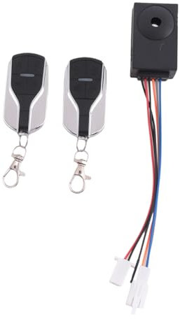 Pmandgk Ebike Alarm System 36V 48V 60V 72V with Two Switch for Electric Bicycle/Scooter Ebike/Brushless Controller