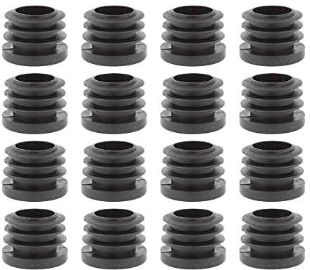 16x Lamellenstopfen Rund | Rundstopfen | Schutzkappen | Kappen | Kunststoff Stopfen | Endstopfen (⌀ 25mm, Rund)
