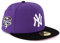 New Era Cap 59FIFTY Herren Basecap NFL NBA MLB Limited Edition (New York Yankees Purple, 7 1/2)