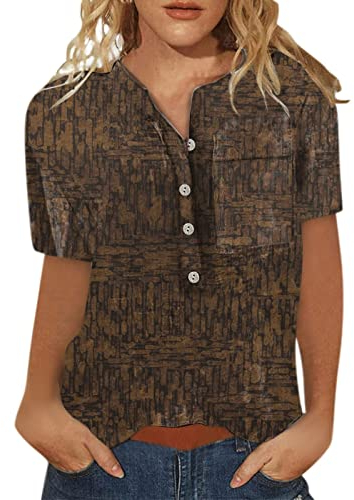Generic Damen Tshirt Mit V-Ausschnitt Westen Damen Lange T-Shirt Damen Schwarz Flieder Oberteil Damen Oberteile Kurzarm T-Shirt Basic Damen Damen Mantel Weiß Umstandsmode Festlich Kleid Lang