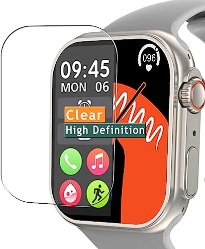 Vaxson 3 Stück Schutzfolie kompatibel mit FGAITH S8 ULTRA N8 ULTRA Q WAWTCH PRO 2.1 Smart Watch smartwatch Displayschutzfolie ( nicht Panzer Schutz Glas folie SchutzGlas nicht PanzerGlas ) Update