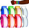 Begonia LED Armband,8 Stück LED Leuchtarmbänder,Kinder Leuchtband,Nachtlaufarmband,leuchten im Dunkeln Partyzubehör für Sport,Camping,Party,Karneval, Konzert