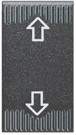 Pulsante Comm.Frec.2P 10A 250V Noir AVE 45354