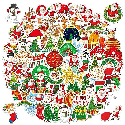 Aufkleber für Kinder, Weihnachtsmotive, Geschenke für Kinder und Jugendliche (Weihnachten A)