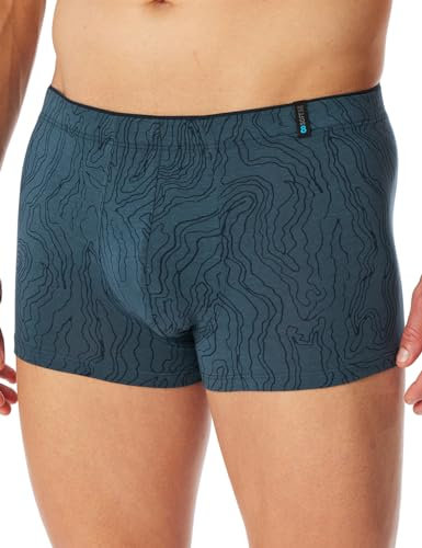 Schiesser Herren Unterwäsche Shorts atmungsaktiv und weich - Long Life Soft, Dunkelblau_181117,XL