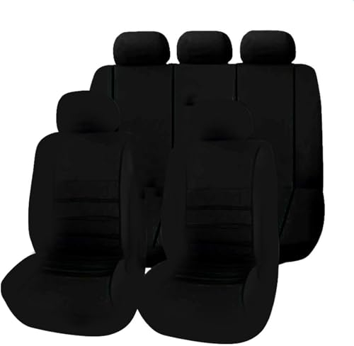 SNXLW 5 Sitzplätze Universal Autositzbezüge für VW Touran II I (Type 5T 1T GP2) 2010-2019 2020 2021 2022 Autositzbezüge Kompletter Satz Vorder und Rücksitzbezüge,B