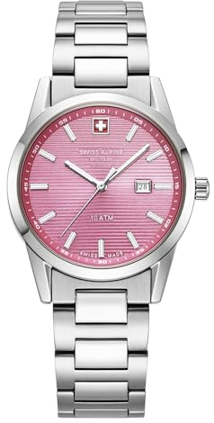 swiss alpine military Damen Uhr Analog Quarz 7767.1136SAM Edelstahl