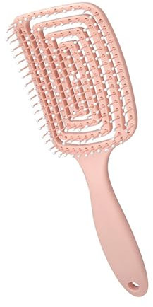 Organic Detangle Hair Brush,Anti-Knot and Anti-Breakage Detangling Brush,Wet Brush Speed Dry Detangler,for Women, Men,Wet,Thick,Curly Hair (Pink)