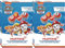 RUF x PAW Patrol Muffin Backmischung mit Erdbeer-Geschmack, für 12 Paw Patrol Muffins, inkl.16 Oblaten-Auflegern und PAWsome Muffin-Förmchen, 1 x 394g (Packung mit 2)
