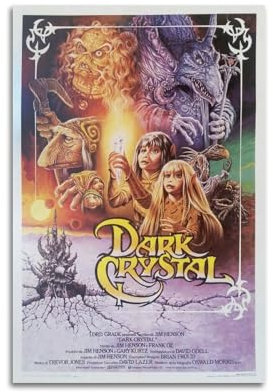 Poster für Zimmer, The Dark Crystal, ästhetische 90er-Jahre-Filmposter für Zimmer, 61 x 91 cm, Posterrahmen, individuelles Poster, Poster, Wandkunst, dekoratives Gemälde, Schlafzimmer, Gemälde,