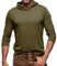 Herren Hoodie Pullover Sportshirt Herren Langarm Laufshirt Fitnessshirt Atmungsaktiv T Shirts für Running Gym Jogging