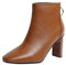Generico Tronchetti Donna Bassi Scarpe Antipioggia Uomo Scarpe Donna Stivali Cucito Solido Piatto con Scarpe Caratteristiche: Impermeabile Donna Pioggia Stivali Donna Pioggia (Brown, 40)