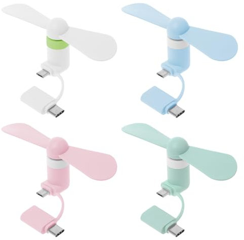 Ventilateur USB type C amovible Gadgets faible puissance pour Powerbank PC ordinateur portable