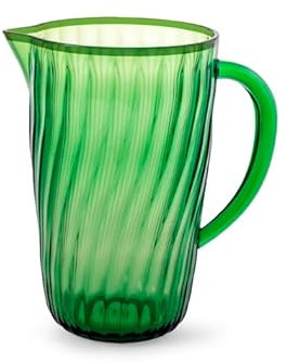 H&H, Brocca in Acrilico Verde – Capacità 2,4 Litri – Lavabile in Lavastoviglie (max 40°)