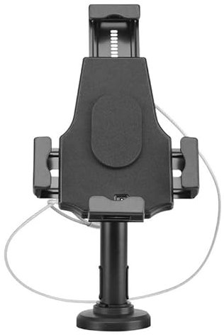 VoltShine Soporte antirrobo para sobremesa y Pared, Ajustable, 1 pivote, Compatible con tabletas, Color Negro, Ideal para Seguridad y exhibición.