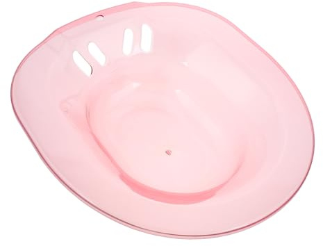 WEKADRIN Bassin de Bain pour Femmes et Femmes Enceintes de Siège Rose en Plastique Design Ergonomique Confortable, Simple à Utiliser et Facile à Ranger, pour Soins Post-partum et Bain