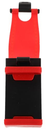 Cabilock Red Steering Wheel Phone Holder for Car Rotatable Mobile Mount Compatible with Smartphones Enhancing Driving Safety and Access