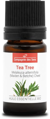 TEA TREE BIO - 5mL - Huile Essentielle de Qualité Premium - 100% Pure, Naturelle, Garantie ChromaCert - Chémotypée et Intégrale - La Compagnie des Sens