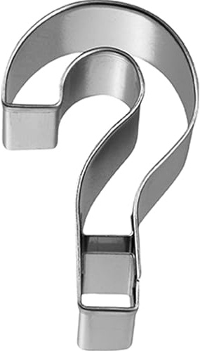Birkmann, Ausstechform Fragezeichen, 6 cm, Edelstahl, mit Innenprägung