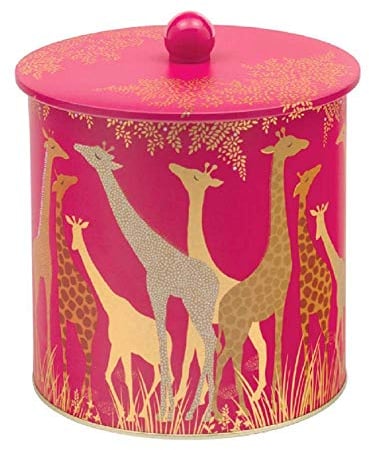 Sara Miller Giraffe Biscuit Barrel Pink SM3965