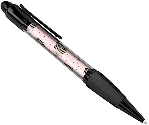 DV DESIGN Pretty Pink Hedgehog Wildlife Art Print Black Ballpoint Pen - Student #8450