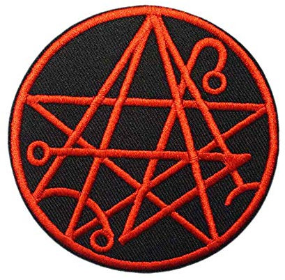 Cute-Patch Necronomicon Patch 666 H.P. Lovecraft Black Metal Necromancy Satanic Evil Dead