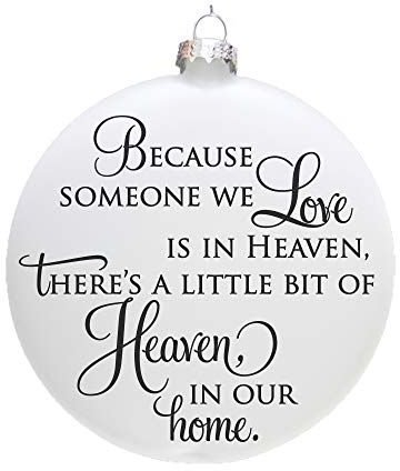 Simply Said, INC. HOL156PO Weihnachtsbaumschmuck Someone rund