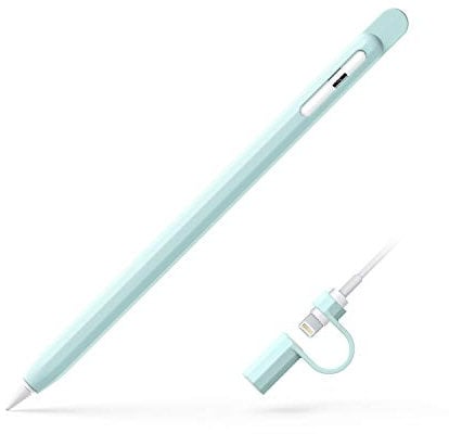 UPPERCASE Designs NimbleSleeve - Premium Apple Pencil 1 Case Sleeve Silicone Protective Holder for iPad Apple Pencil 1st Generation Only (Mint)