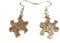 Jigsaw Earrings on Sterling Silver Hooks, Jigsaw, Puzzle, Dangle Earrings, Autism