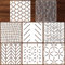 8 Stück 30,5 x cm Fischgrätenmuster, geometrische Wandschablonen, moderne Wanddekoration, wiederverwendbare Folie, dekorativ zum Malen, Schablonen für Wände, Wandschablonen Muster (einfacher Stil)