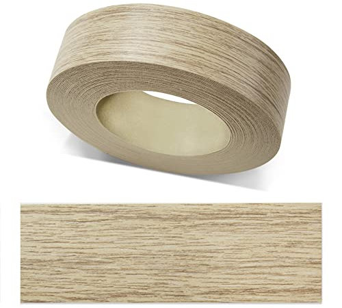 ben+camilla.com Kantenumleimer zum Aufbügeln | Sonoma Eiche 30 mm x 5 m Rolle (glatt matt) | Premium Qualität für professionelle Ergebnisse | Kantenschutz