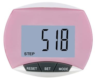Contapassi 3D Digitale, Mini Pedometro Giornaliero Monitoraggio Portatile con Cilp, Monitor Target Giornaliero per Sportivo Fitness e Allenamento, per Uomini Anziano e Donne