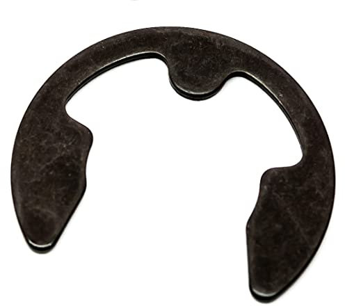 Rondelle di fissaggio per alberi E-Clips in acciaio fosfatato DIN 6799 (confezione da 20) (7 mm)