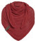 KNIT FACTORY - Dreiecksschal Sally - Damen Strickschal mit Wolle - Grob gestrickten Schal - Hochwertige Qualität - XXL Schal - 220x85 cm - Baked Apple