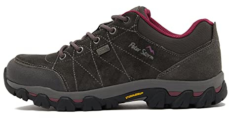 Peter Storm Women’s Silverdale II Walking Shoeswith High Traction Rubber Sole, Durable Suede Upper, Waterproof, Breathable, Comfortable, Camping, Outdoors, Hiking & Trekking Footwear