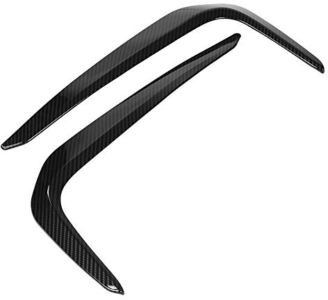 Nebelscheinwerfer-Abdeckung, Augenbrauen-Abdeckung, 2 Stück, Kohlefaser-Stil, Nebelscheinwerfer-Augenbrauen-Abdeckung, für BMW 5er M Sport G30 17–18