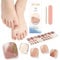 EBANKU 32 PCS Gel Nail Strips, Gel Toeail Strips Full Wraps Adhesive Gel Toenail Stickers with Nail File and Stick(UV/LED Lamp Required)-4