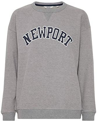 OXMO OXColeen Damen Sweatshirt Pullover Sweater Rundhals-Ausschnitt